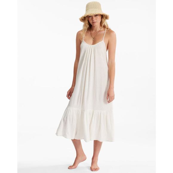 Billabong Dresses & Skirts - Billabong Ready For Sun - Beach Cover- Up Womens Size M Ecru